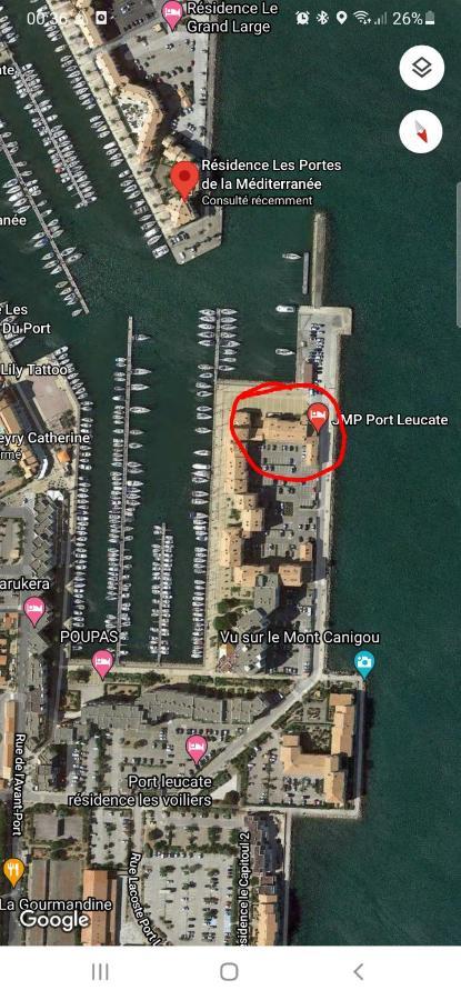 T2 Cabine Avec Tres Belle Vue Sur Le Port De Plaisance Leucate Exterior photo